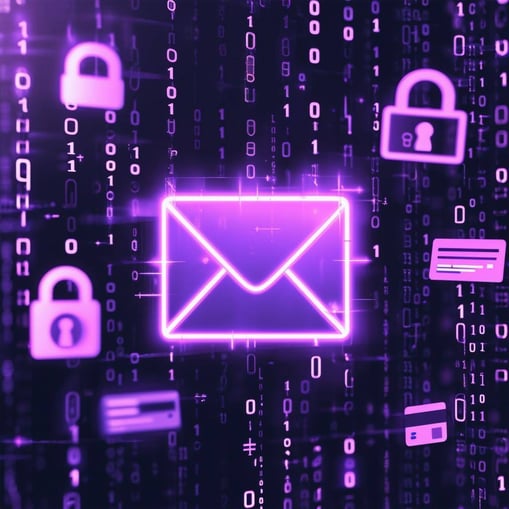 A realistic digital illustration of a phishing cyber attack A realistic digital illustration of a phishing cyber attack